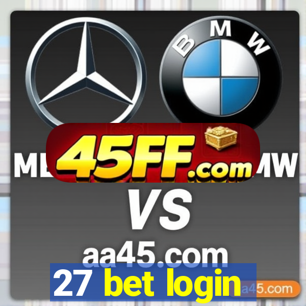 27 bet login
